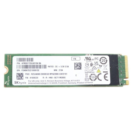 Накопичувач SSD Hynix m.2 NVMe 1Tb SKHynix (HFM001TD3JX013N BA) Б/в