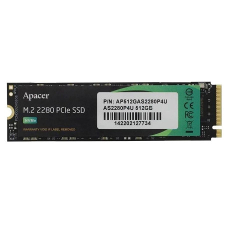 Накопитель SSD Apacer m.2 NVMe 512GB 480 500 (AP512GAS2280P4U-1)