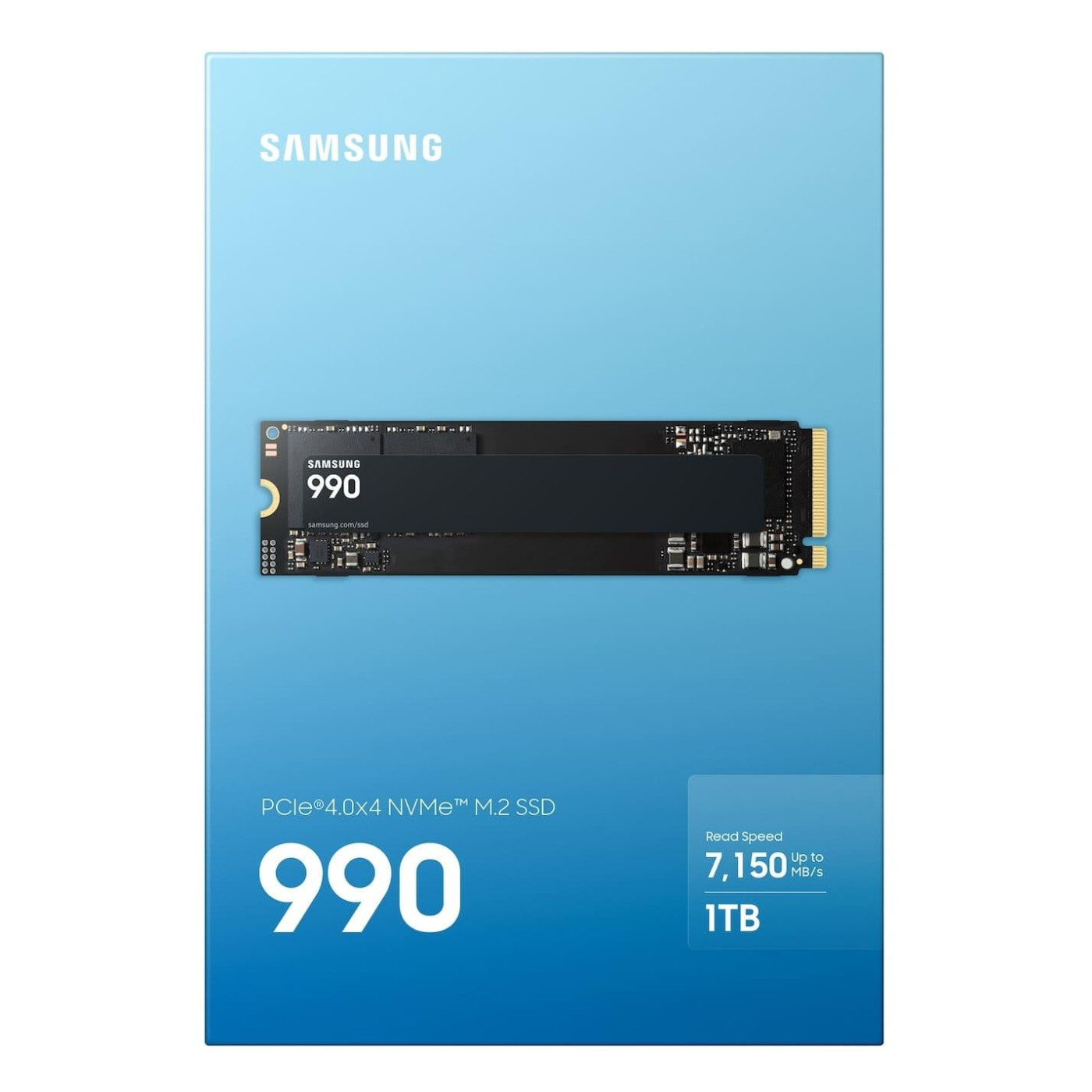 Накопитель SSD Samsung m.2 NVMe 1TB 990 PCIe 4.0 (MZ-V9V1T0BW)