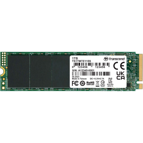 Накопичувач SSD Transcend m.2 NVMe 1Tb 115S (TS1TMTE115S)