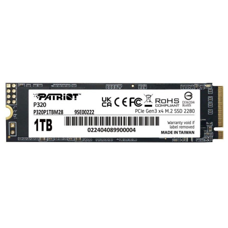 Накопичувач SSD Patriot m.2 NVMe 1TB P320 (P320P1TBM28)