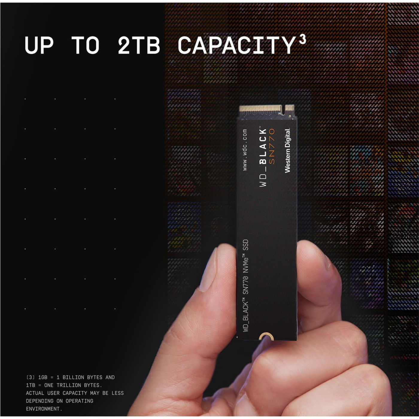 Накопитель SSD Western Digital m.2 NVMe 250GB Black SN770 PCI-E 4.0 (WDS250G3X0E)