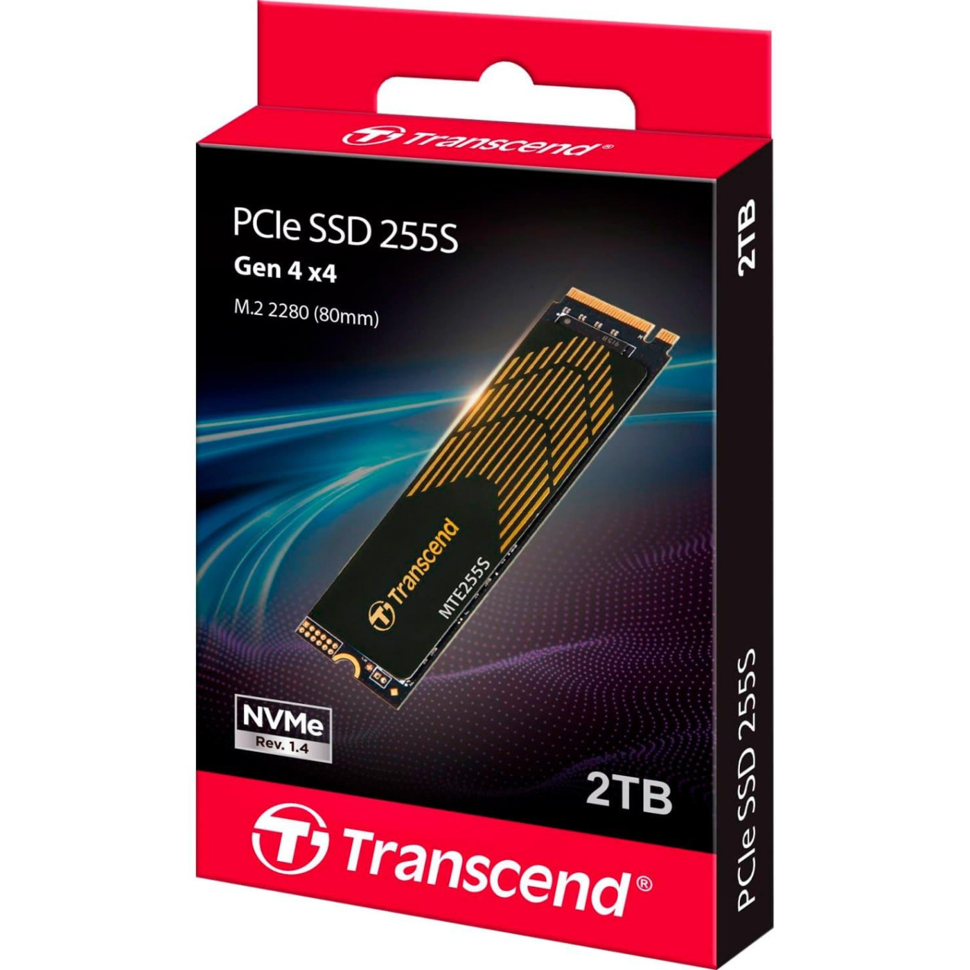 Накопитель SSD Transcend m.2 NVMe 2TB PCIe 4.0x4 3D NAND (TS2TMTE255S)