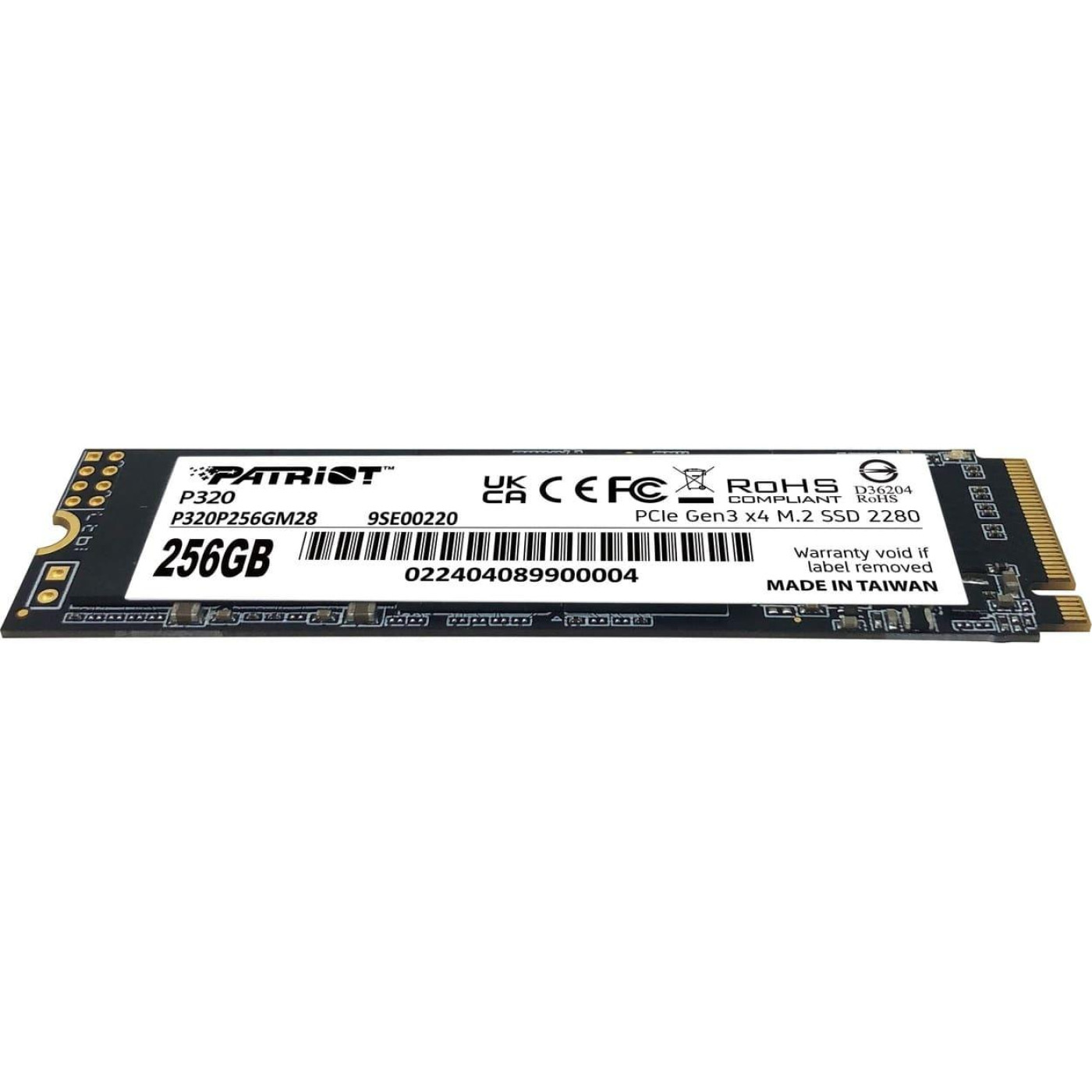 Накопичувач SSD Patriot m.2 NVMe 256GB P320 240 250 (P320P256GM28)
