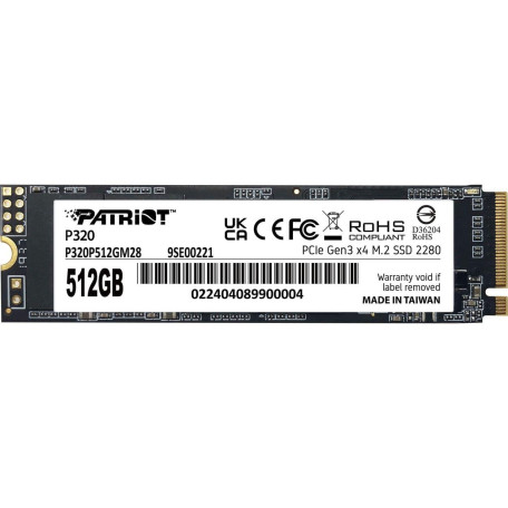 Накопичувач SSD Patriot m.2 NVMe 512GB P320 480 500 (P320P512GM28)