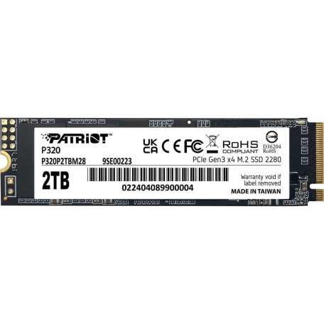 Накопичувач SSD Patriot m.2 NVMe 2TB P320 (P320P2TBM28)