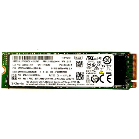 Накопичувач SSD Hynix M.2 NVMe 256GB SK 240 250 (HFS256GD9TNI-L2B0B EA) Б/в