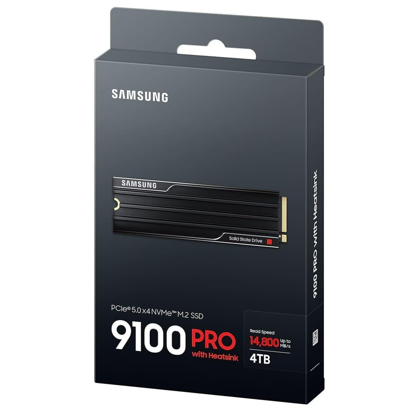 Накопичувач SSD Samsung m.2 NVMe 4TB 9100 PRO V-NAND TLC with Heatsink PCIe 5.0 (MZ-VAP4T0CW)