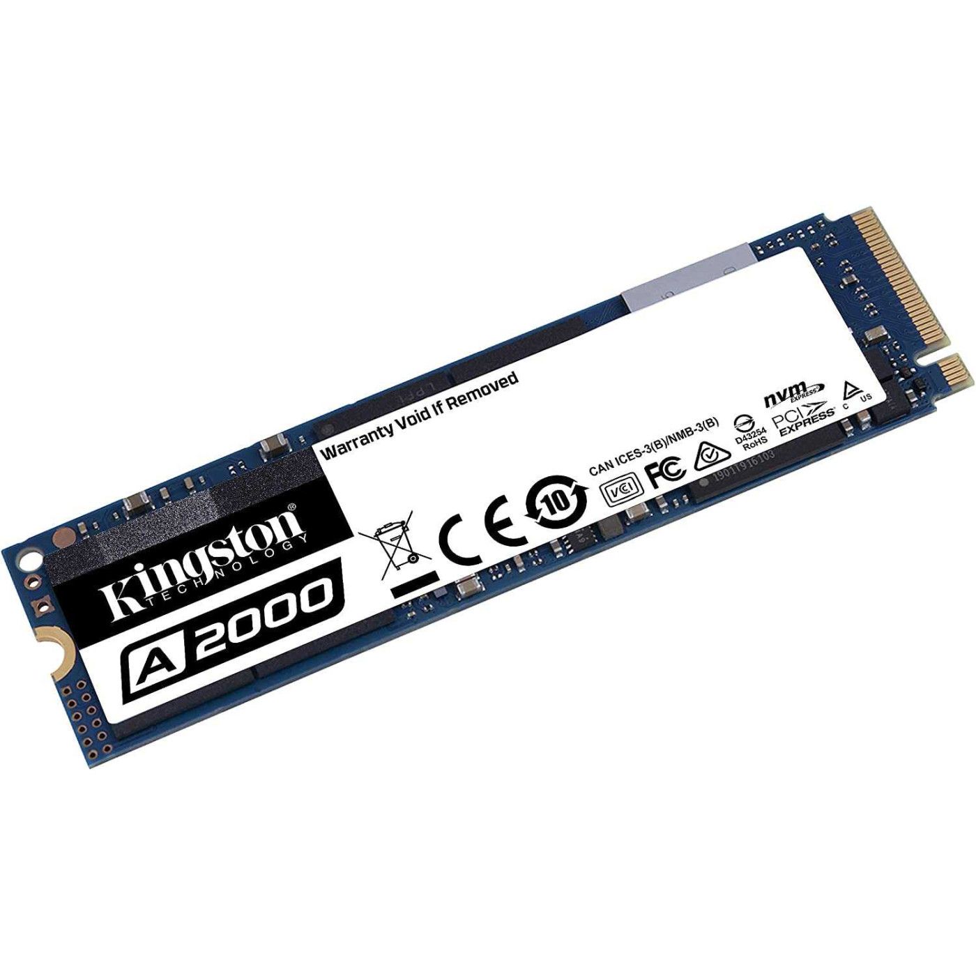 Накопичувач SSD Kingston M.2 NVMe 500Gb A2000 (SA2000M8/500G) Б/в