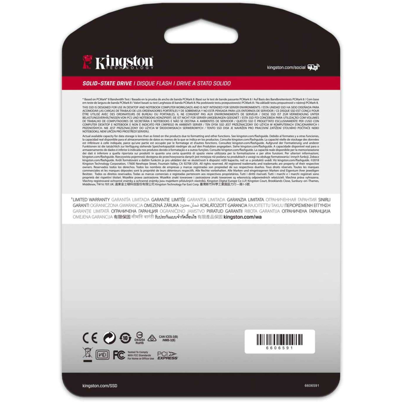 Накопичувач SSD Kingston M.2 NVMe 500Gb A2000 (SA2000M8/500G) Б/в