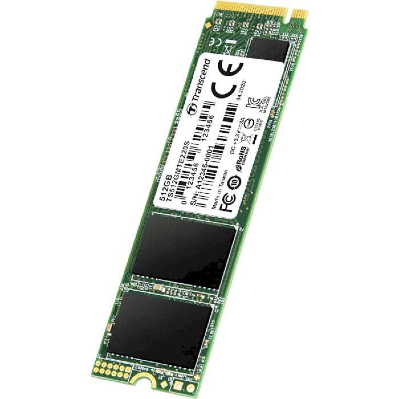 Накопичувач SSD Transcend m.2 NVMe 512Gb MTE220S 480 500 (TS512GMTE220S)