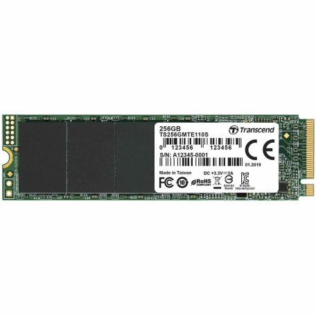 Накопичувач SSD Transcend m.2 NVMe 256Gb 110S 250 240 (TS256GMTE110S) Б/в