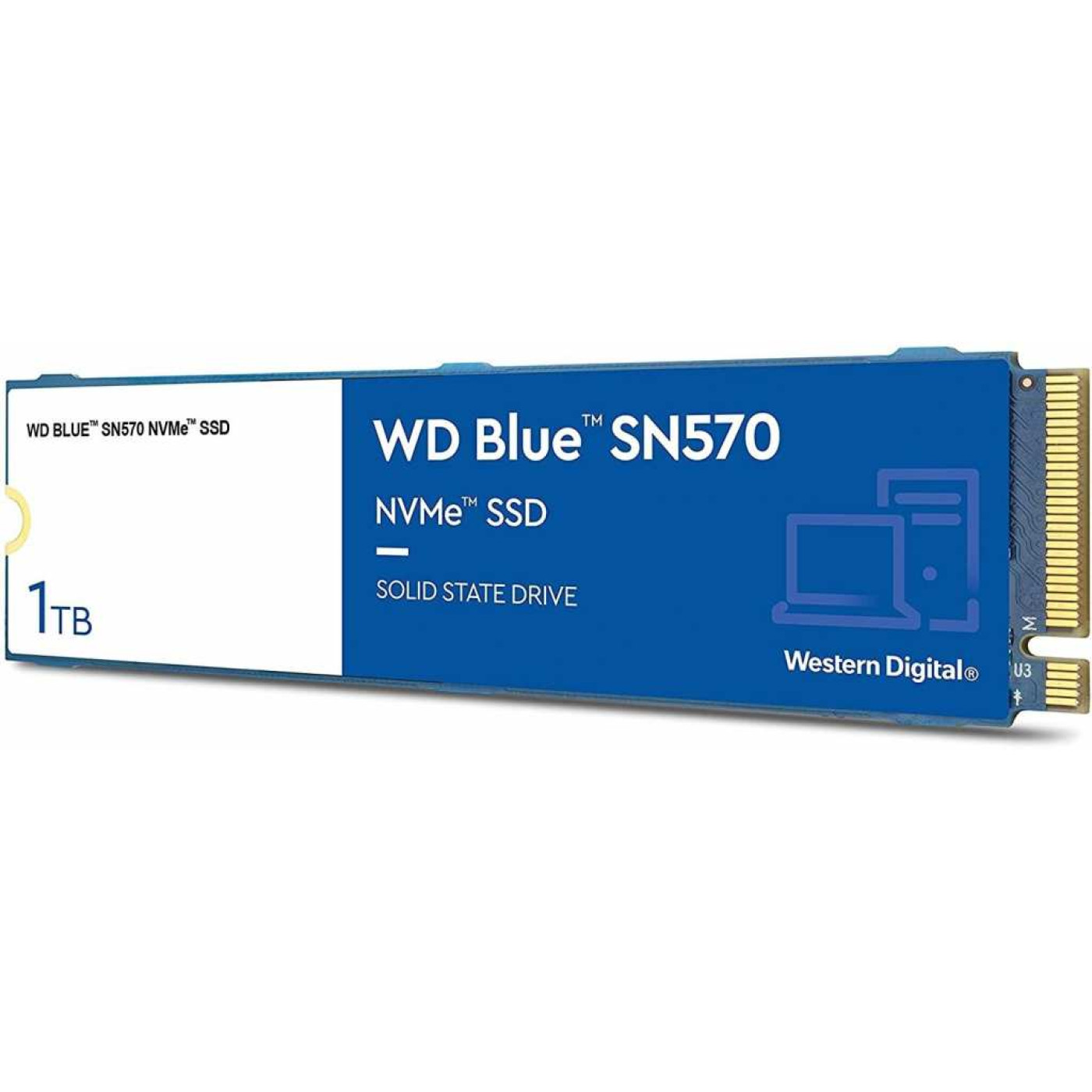 Накопичувач SSD Western Digital m.2 NVMe 1Tb WD Blue SN570 960 1024 (WDS100T3B0C) Б/в