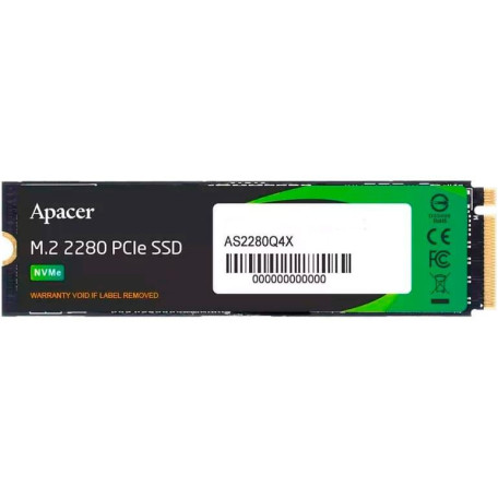 Накопичувач SSD Apacer m.2 NVMe 2TB PCIe 3.0x4 (AP2TBAS2280Q4X-1)