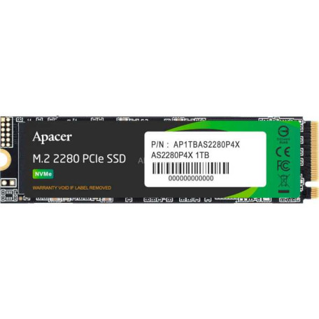 Накопичувач SSD Apacer m.2 NVMe 1Tb P4X 960 1024 (AP1TBAS2280P4X-1)