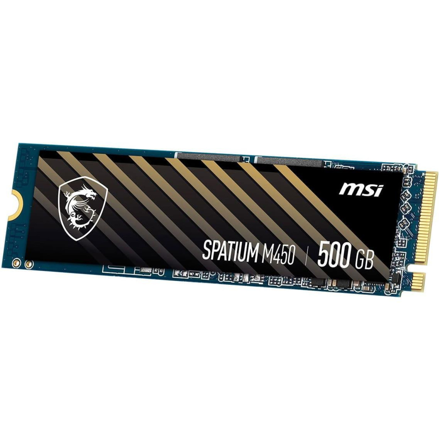Накопитель SSD MSI m.2 NVMe 500GB Spatium M450 V1 M.2 2280 PCIe 4.0 x4 NVMe 3D NAND TLC 512 480 (S78-440K380-P83)