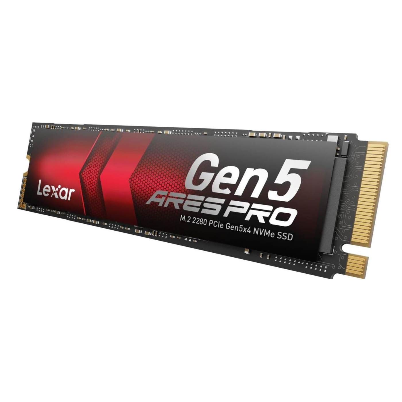 Накопичувач SSD Lexar m.2 NVMe 2TB ARES PRO PCIe 5.0 (LNMAESP002T-RNNNG) U1