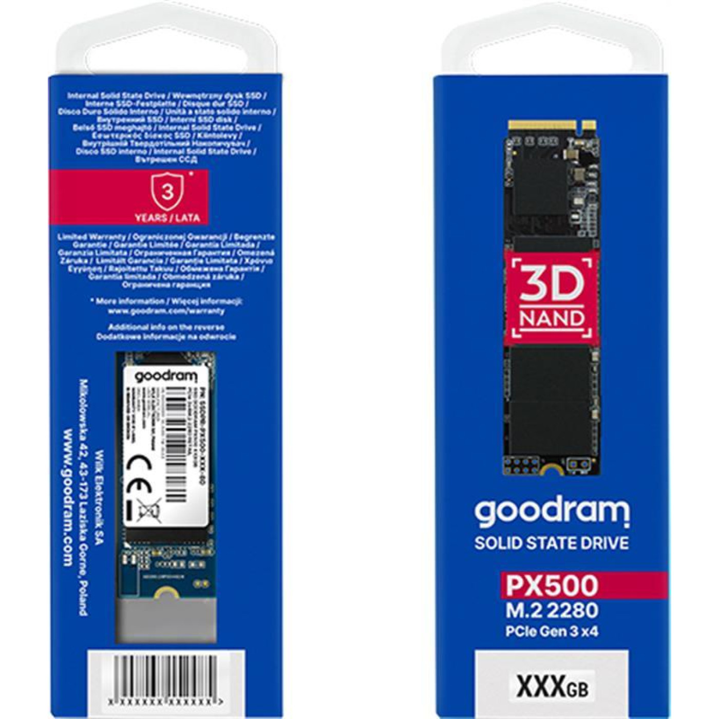 Накопичувач SSD GoodRam m.2 NVMe 1TB PX500 G3 PCIe 3.0 (SSDPR-PX500-01T-80-G3)