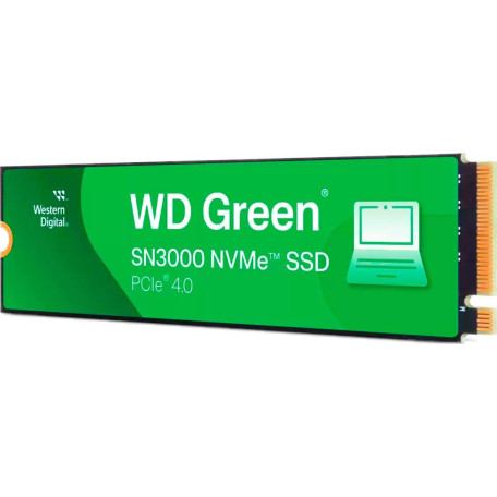 Накопичувач SSD Western Digital m.2 NVMe 500GB SN3000 Green PCIe 4.0 512 480 (WDS500G4G0E)