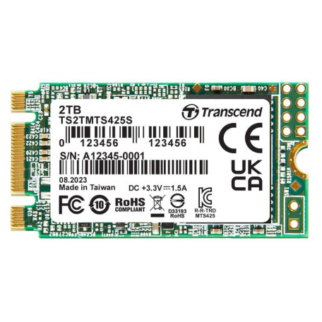 Накопичувач SSD Transcend m.2 NVMe 2TB MTS425S (TS2TMTS425S) (FFMSTR02137)