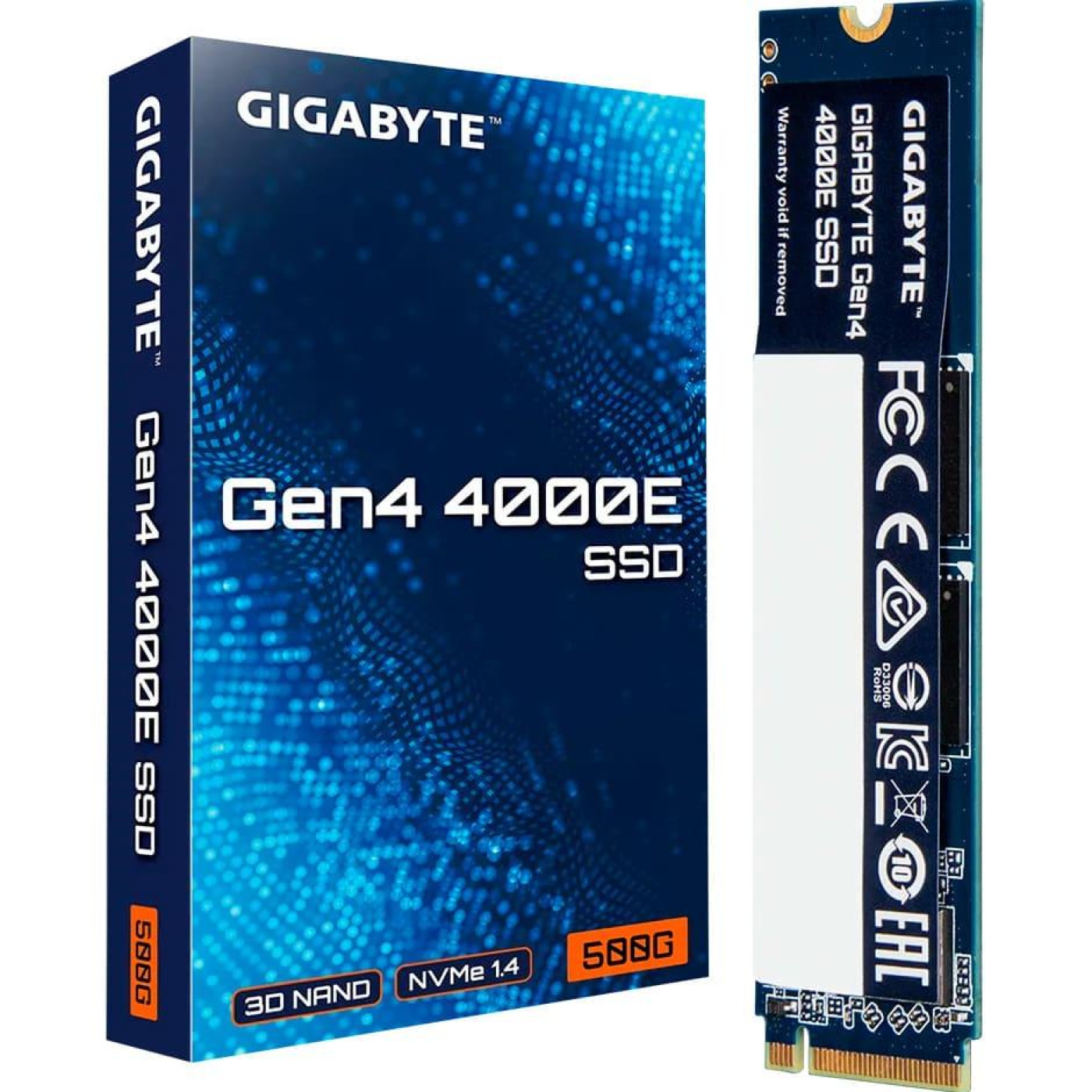 Накопичувач SSD Gigabyte m.2 NVMe 500GB 4000E PCI-E 4.0 x4 480 512 (G440E500G)