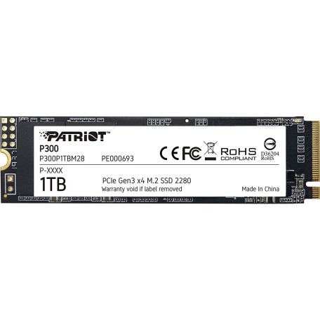 Накопичувач SSD Patriot m.2 NVMe 1Tb P300 960 1024 (P300P1TBM28)