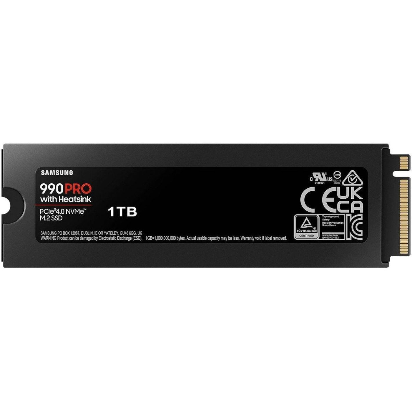 Накопичувач SSD Samsung m.2 NVMe 1TB 990 PRO MZ-V9P1T0CW (MZ-V9P1T0CW)