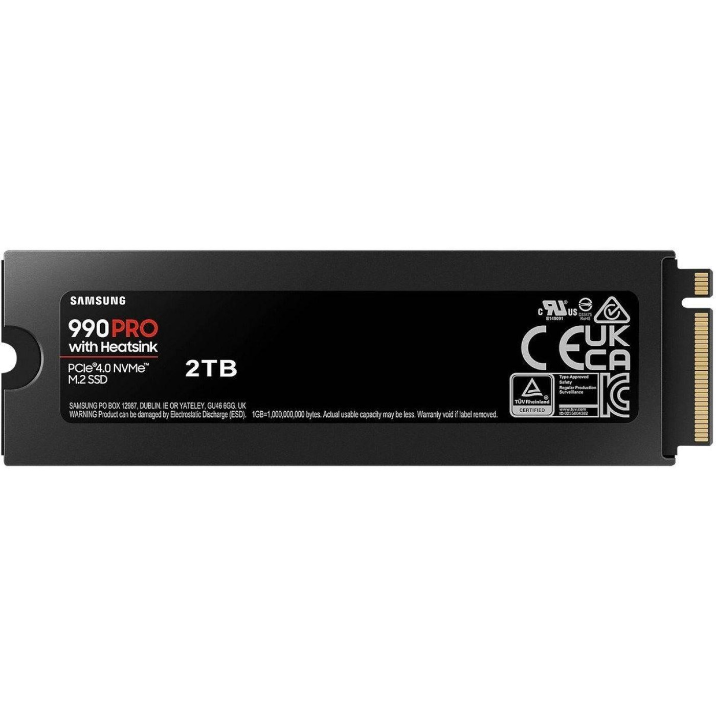 Накопичувач SSD Samsung m.2 NVMe 2TB 990 PRO MZ-V9P2T0CW (MZ-V9P2T0CW)