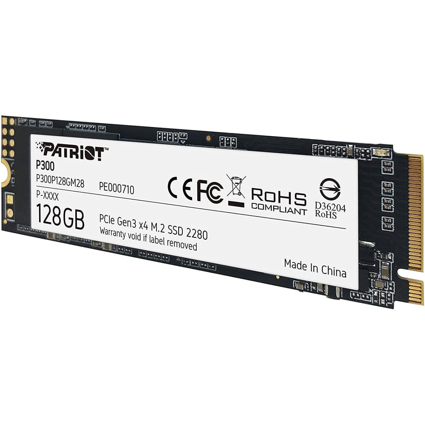 Накопичувач SSD Patriot m.2 NVMe 128Gb P300 120 (P300P128GM28)