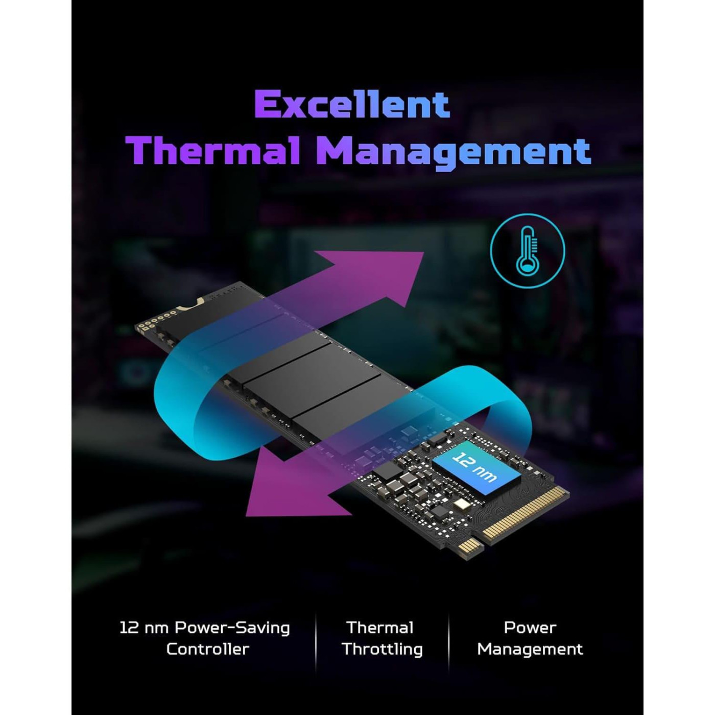 Накопичувач SSD Acer Predator m.2 NVMe 2TB GM7 PCI-E 4.0 x4 (BL.9BWWR.119)