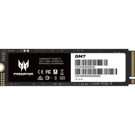 Накопичувач SSD Acer Predator m.2 NVMe 4TB GM7 PCI Express 4.0 x4 (BL.9BWWR.120)