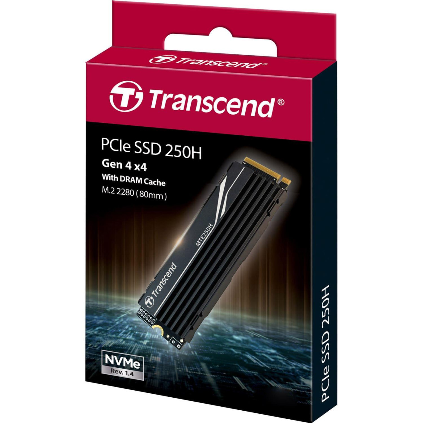 Накопичувач SSD Transcend m.2 NVMe 1Tb PCIe 4.0 (MTE250H) 960 1024 (TS1TMTE250H)