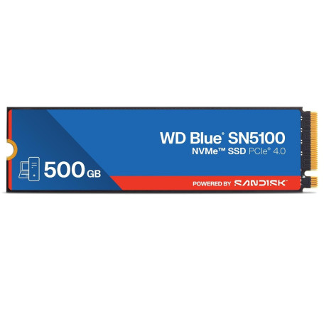 Накопичувач SSD Sandisk m.2 NVMe 500GB WD Blue SN5100 PCIe 4.0 512 480 (WDS500G5B0E-00CPE0)