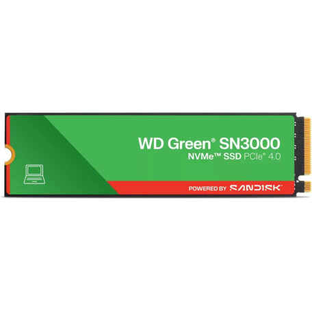 Накопитель SSD Western Digital m.2 NVMe 500GB WD Green SN3000 (WDS500G4G0E-00CPS0)