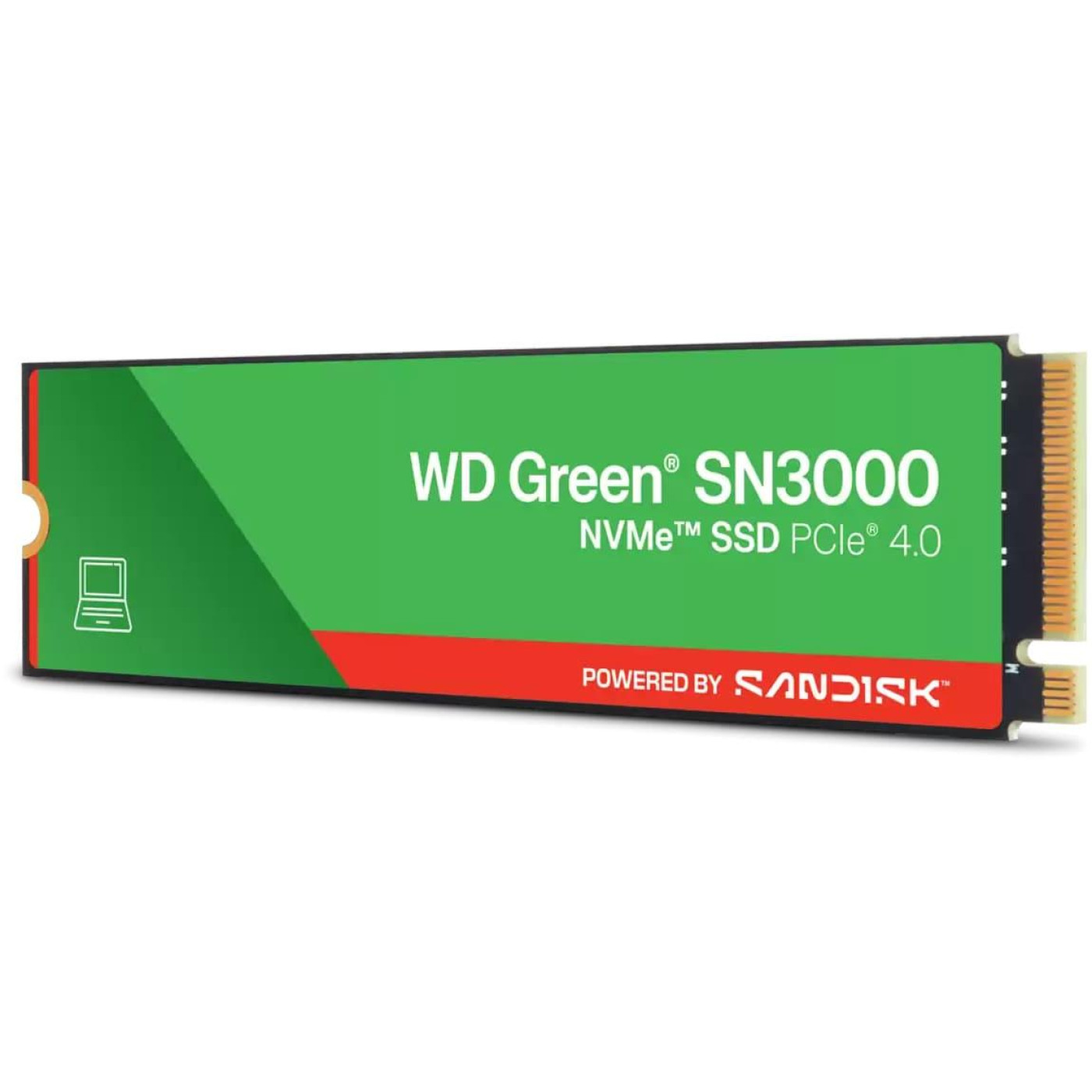 Накопичувач SSD Western Digital m.2 NVMe 500GB WD Green SN3000 (WDS500G4G0E-00CPS0)