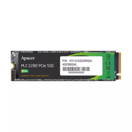 Накопичувач SSD Apacer m.2 NVMe 512GB 480 500 (AP512GAS2280Q4L-1)