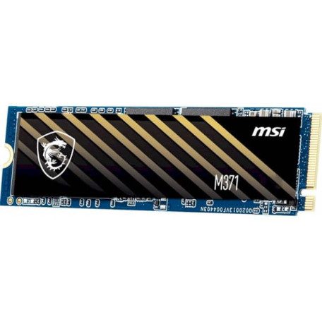 Накопичувач SSD MSI m.2 NVMe 500GB Spatium M371 M.2 2280 PCIe 3.0 x4 NVMe 3D NAND TLC 512 480 (S78-440K160-P83)