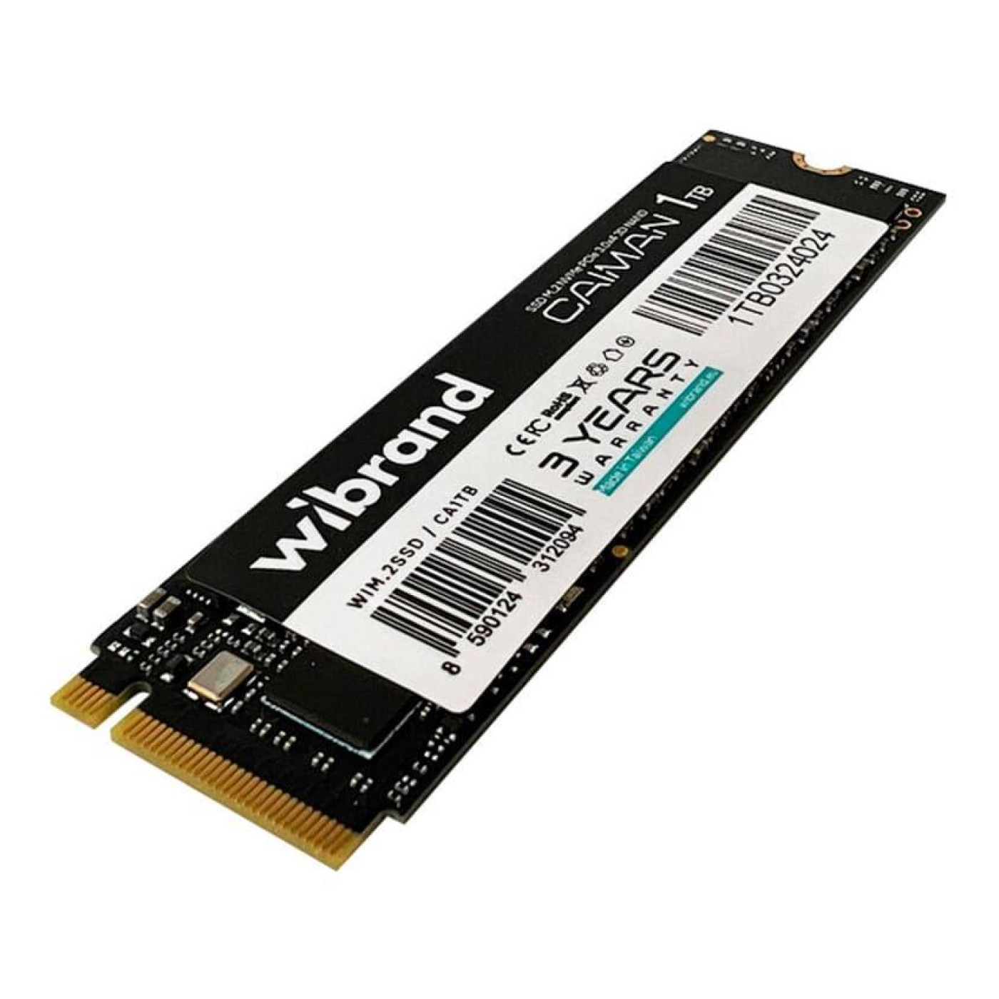Накопитель SSD Wibrand m.2 NVMe 1TB Caiman (WIM.2SSD/CA1TB) U1