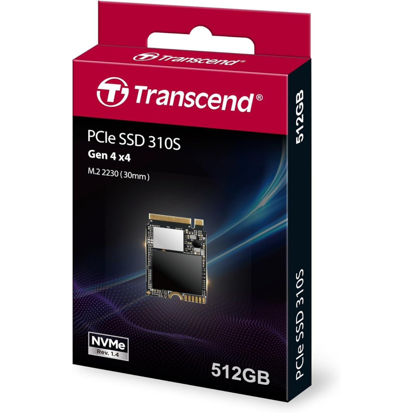 Накопичувач SSD Transcend m.2 NVMe 512GB M.2 2230 PCIe 4.0x4 3D TLC (TS512GMTE310S)