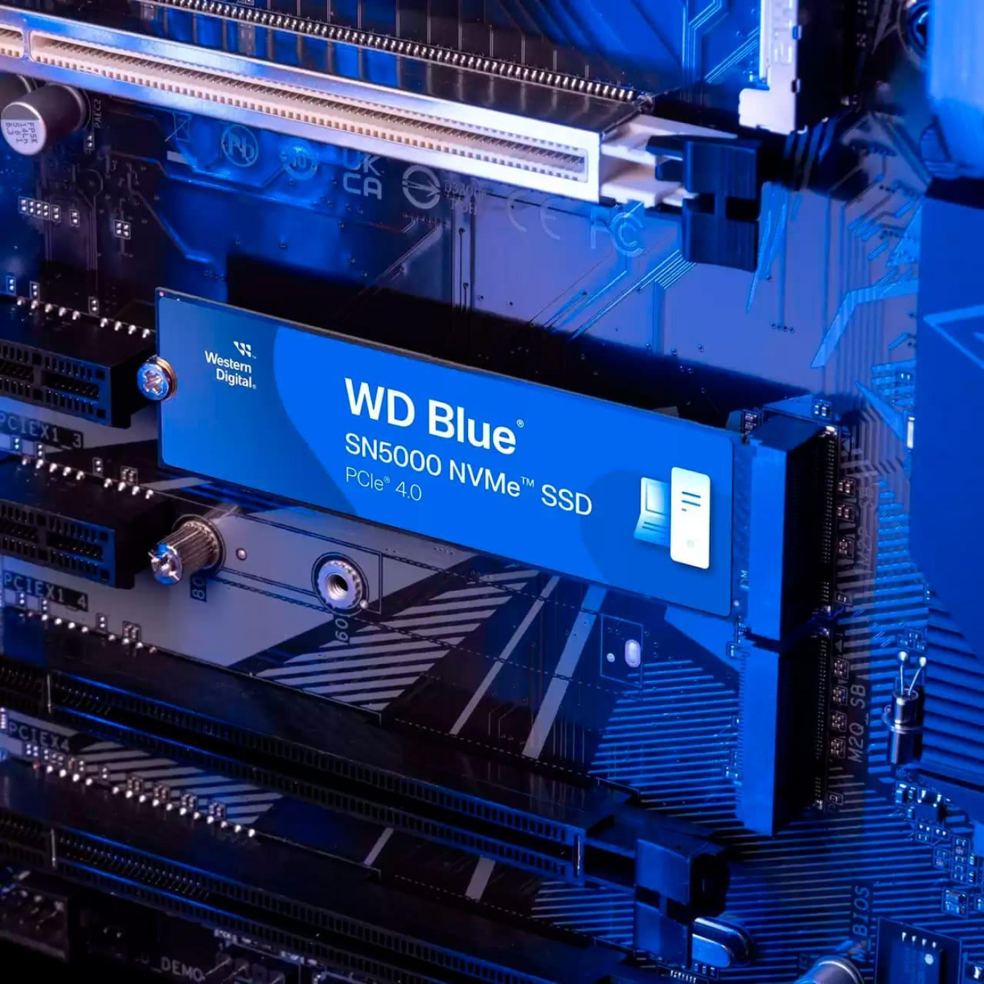 Накопичувач SSD Western Digital m.2 NVMe 4TB Blue SN5000 PCIe 4.0 (WDS400T4B0E)