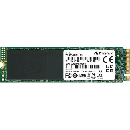 Накопичувач SSD Transcend m.2 NVMe 1Tb 115S (TS1TMTE115S)