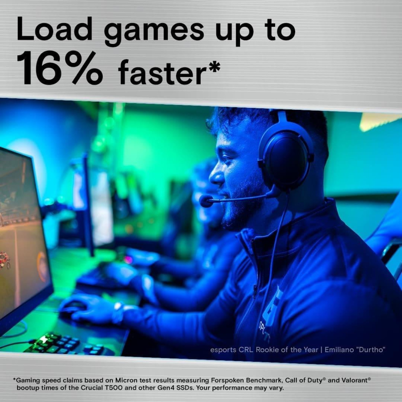 Накопитель SSD Crucial m.2 NVMe 4TB T500 PCIe 4.0 (CT4000T500SSD3)