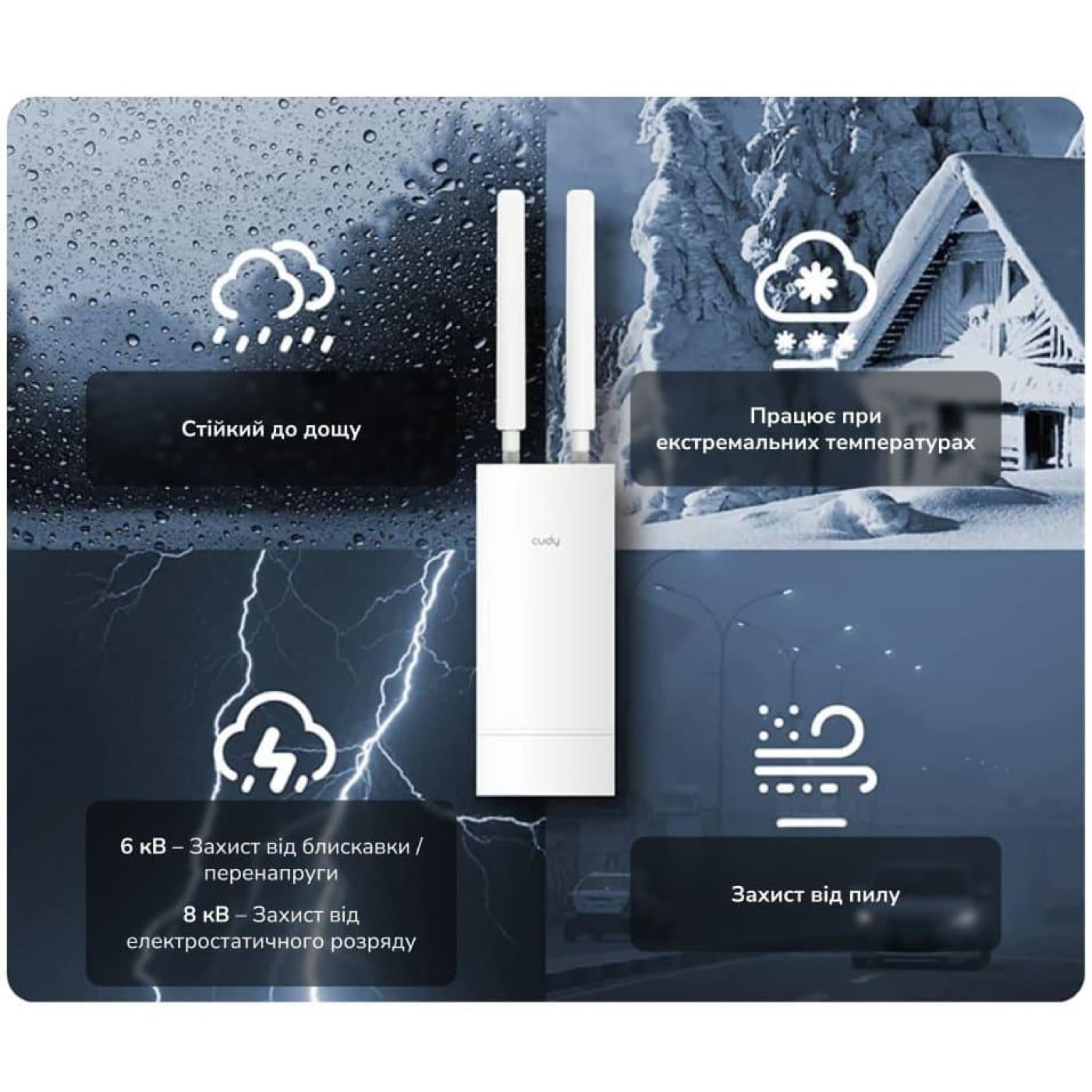 Точка доступа Cudy AP3000 WiFi6 2.5G (73-00527)