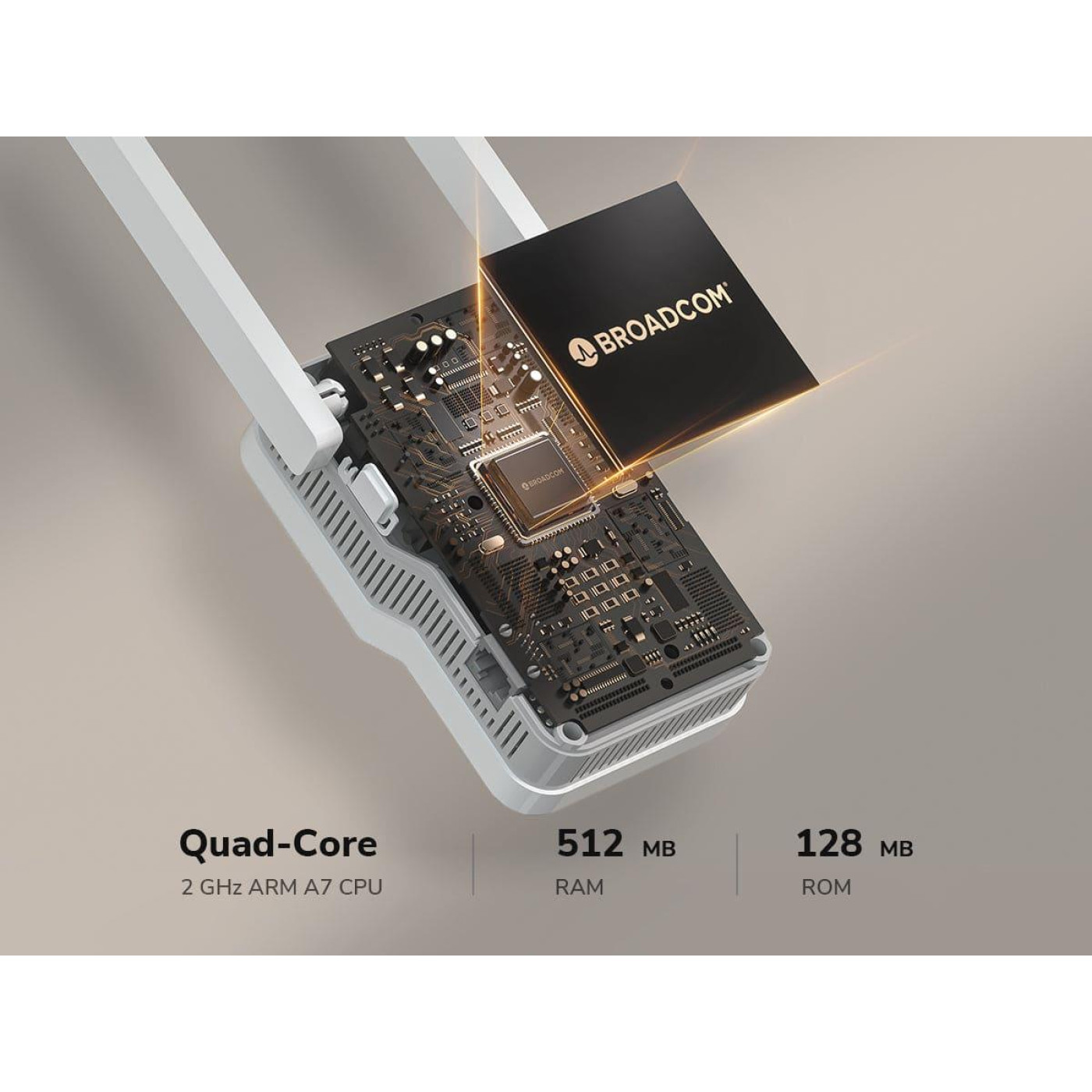 Точка доступа Cudy Wi-Fi сигналу RE3000, BE3600 WiFi 7 Mesh Repeater (RE3600)