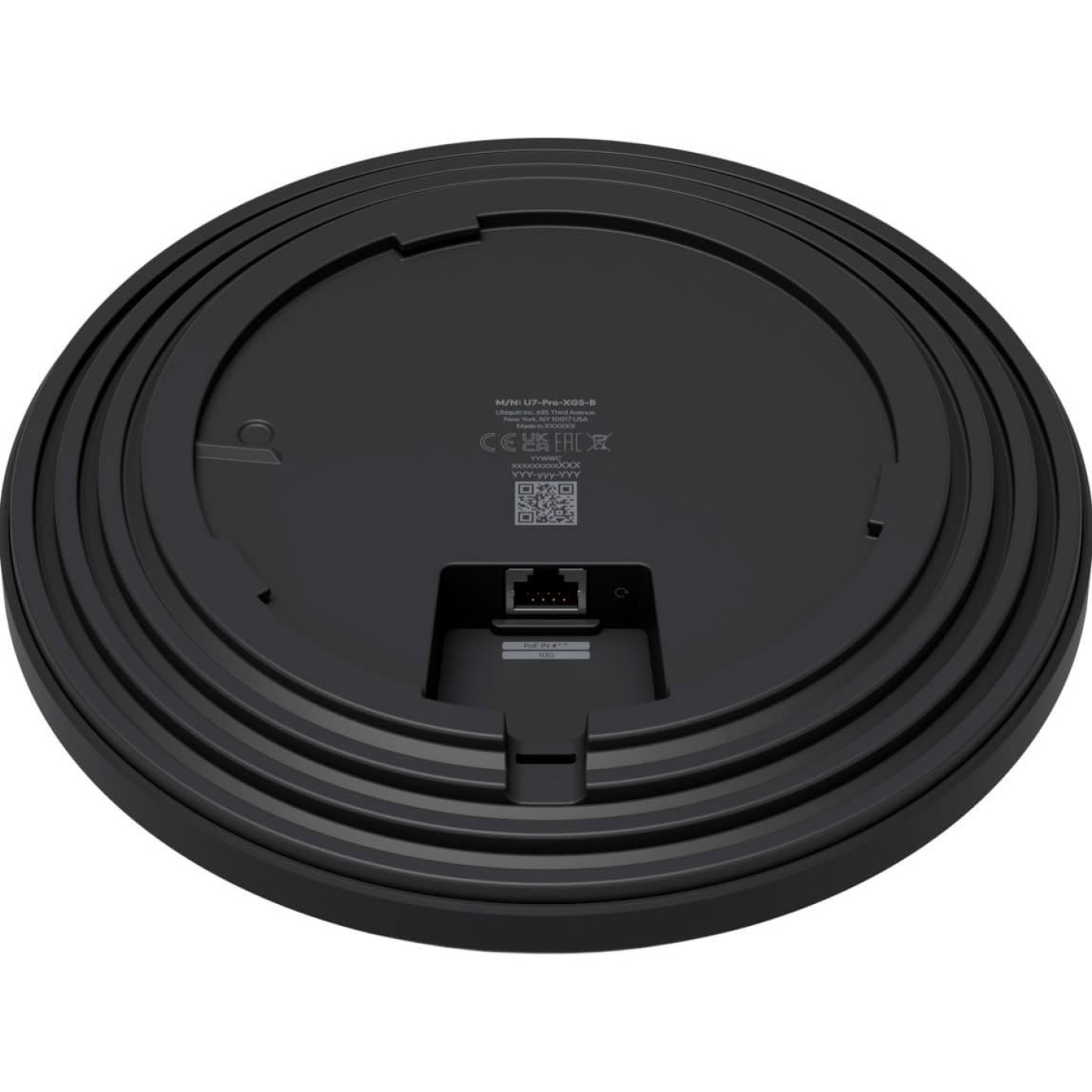 Точка доступу Ubiquiti UniFi U7 Pro XGS Black (U7-PRO-XGS-B)