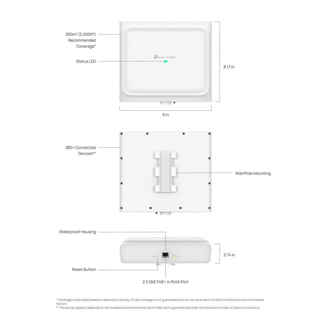 Точка доступа TP-Link EAP772- Outdoor (EAP772-Outdoor)