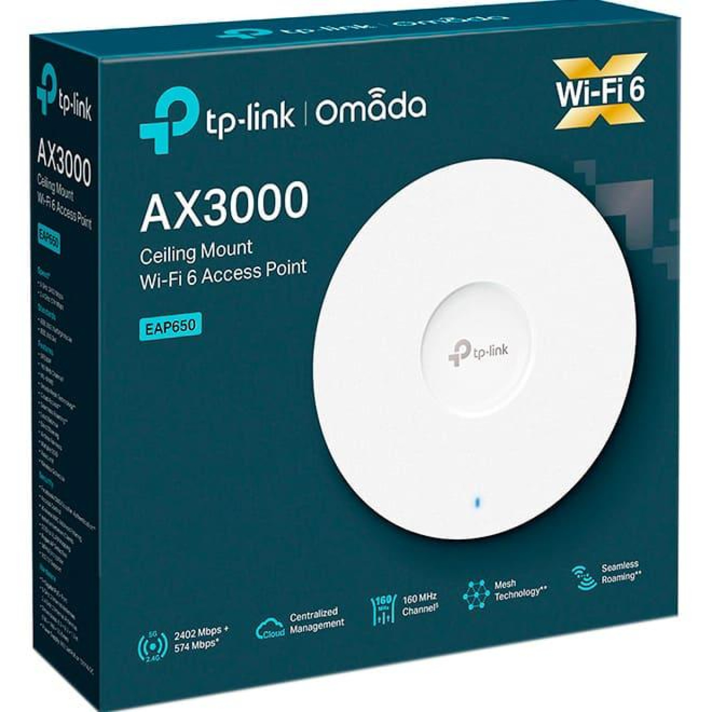 Точка доступу TP-Link 3000MBPS OMADA EAP650 (EAP650)