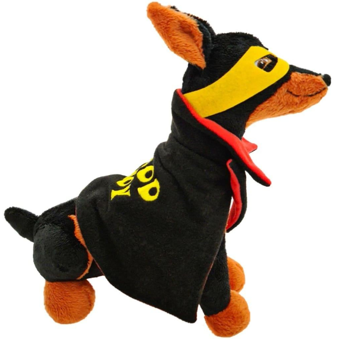 Іграшка плюшева WP MERCHANDISE Plush toy  (Доберман супергерой Хороший хлопчик) 24 см
