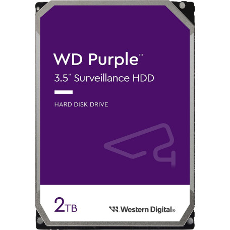 Жорсткий диск Western Digital 3.5 SATA 2.0TB Purple 5400rpm 64MB (WD23PURZ)