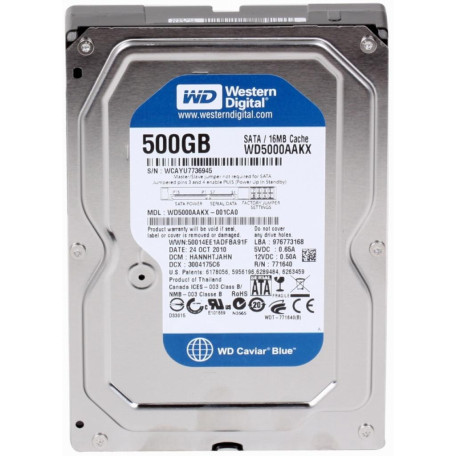 Жорсткий диск Western Digital 3.5 Blue 500Gb (WD5000AAKX) Б/в